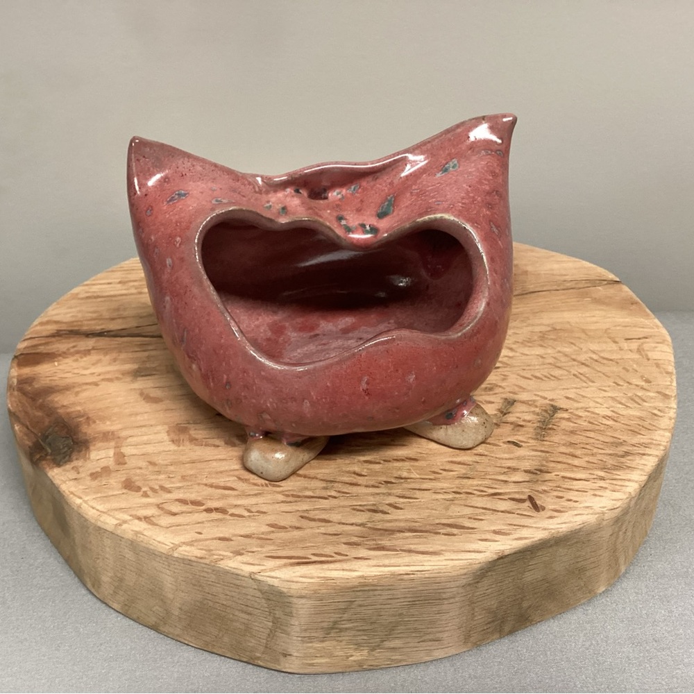 A work of Art - Ceramic Crafted - Candle Holder - Extremely Unique - Heavy